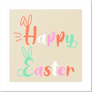 'Happy Easter' Shirt Posters and Art